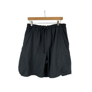 Columbia MenS Black Cargo Hiking Shorts Adjustable Waist Outdoor Performance